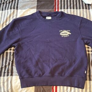 Frank and Oak Crewneck Sweatshirt - Navy